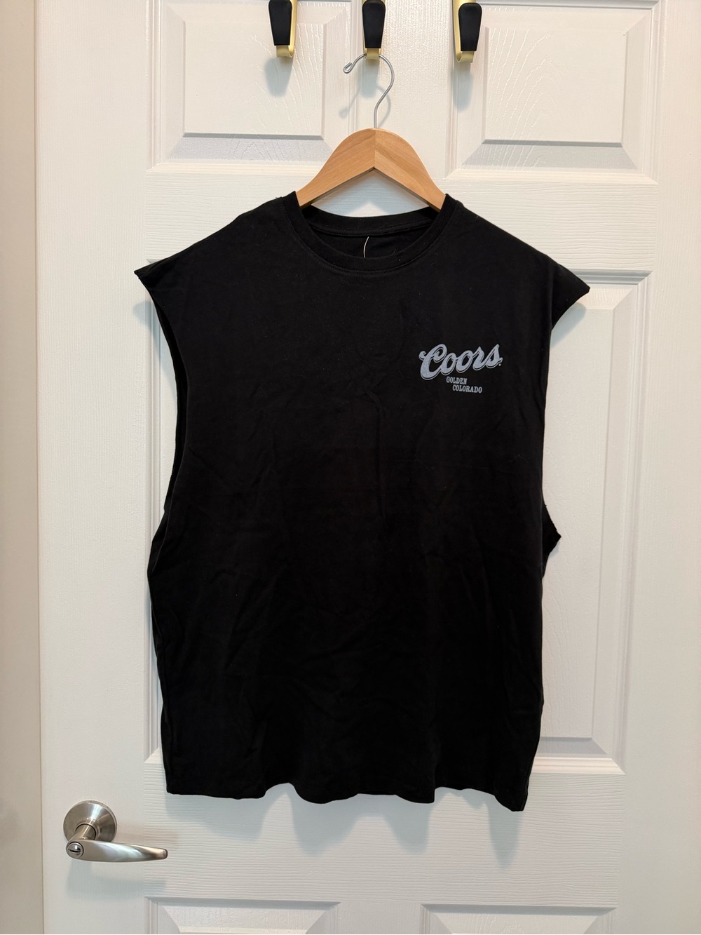 Coors Black Sleeveless Tank Top - Men's Casual Tee